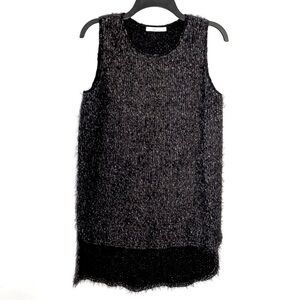 Hazel Fuzzy Wool Bohemian Poncho Tunic Vest